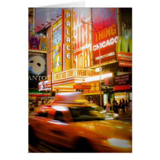 Time Square New York Cards (Front)