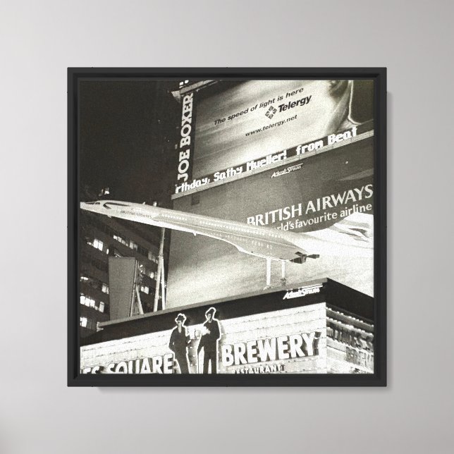  Time Square NYC. Stretched Canvas Print (Front)