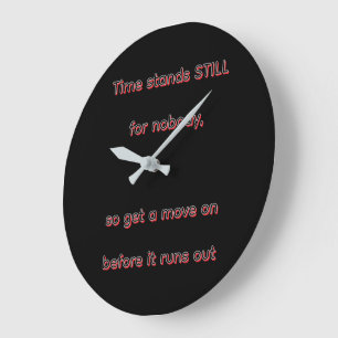 Time stand still large clock