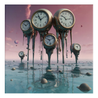 Time Stands Still: Surrealist Wall Art