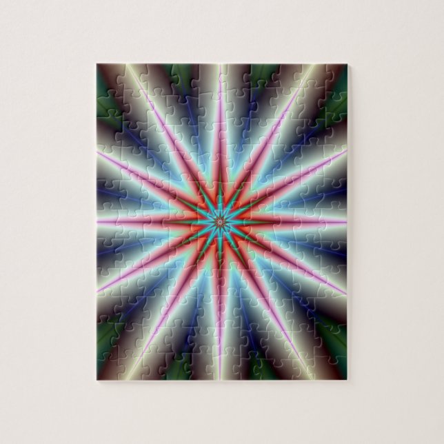Time Star  Puzzle (Vertical)
