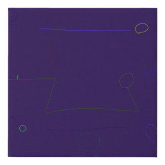 Time Stars Faux Canvas Print