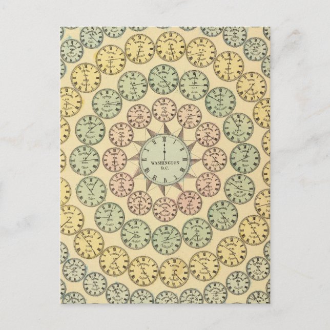 Time Table Postcard (Front)