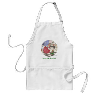 Time to bake the cookies! adult apron