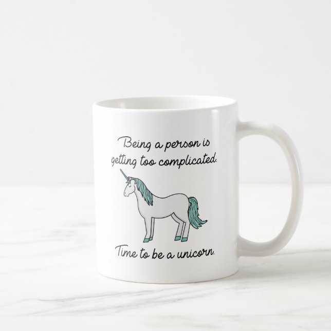 Time To Be A Unicorn Coffee Mug (Right)