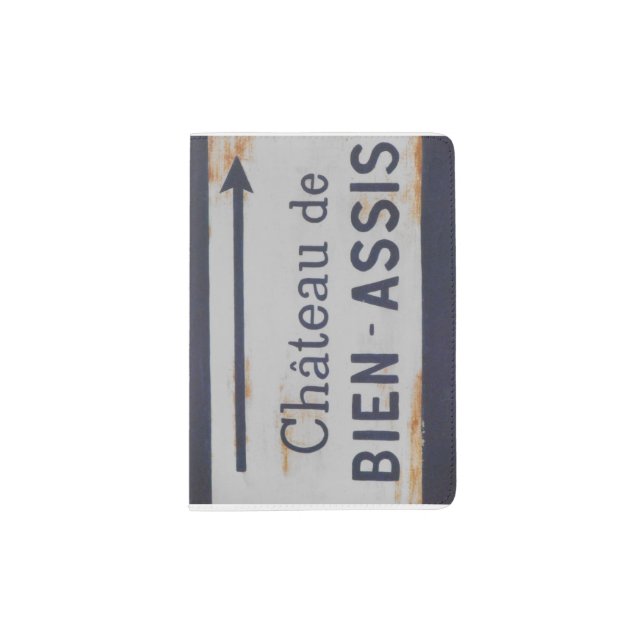 TIME TO BE WELL-SEATED! PASSPORT HOLDER (Front)