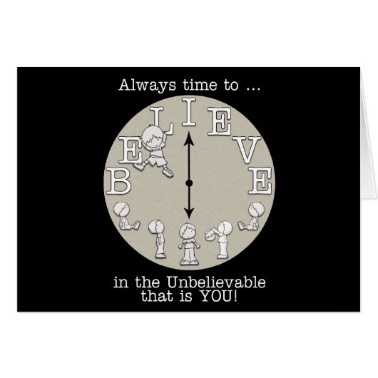 Time To Believe-Little Boy and Clock (Front Horizontal)