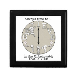 Time To Believe-Little Boy and Clock Gift Box