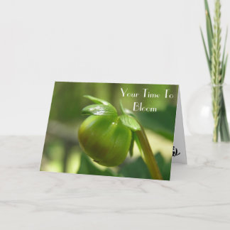 Time To Bloom  - Card