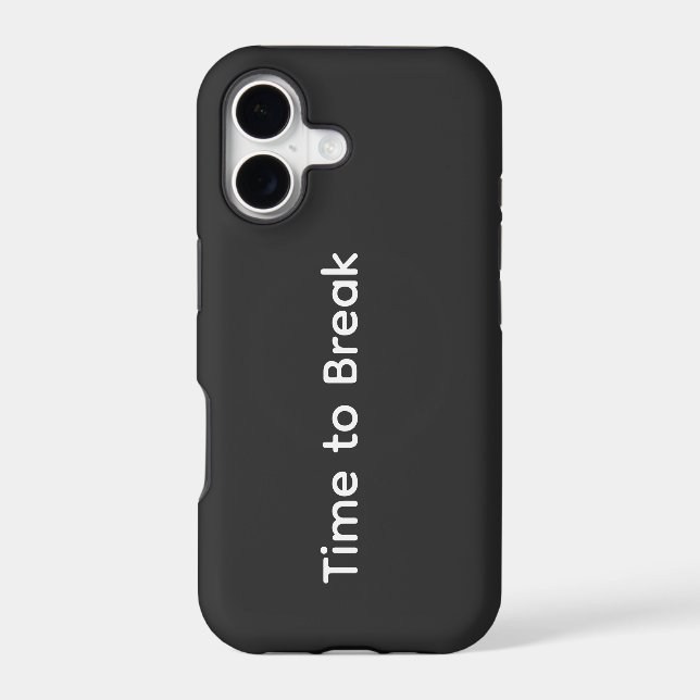 Time to Break –  Concept Inspired by Prison Break Iphone Case (Back)