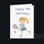 TIME TO CELEBRATE "9th" BIRTHDAY Card<br><div class="desc">HERE IS A "SPECIAL CARD" FOR HER BIRTHDAY - AND I HOPE YOU LOVE THIS CARD! AND DON'T FORGET YOU CAN CHANGE THE "AGE" AND "VERSE" ON ALL CARDS AT ALL NINE OF MY STORES IN A MATTER OF MINUTES! THANKS FOR STOPPING BY!</div>