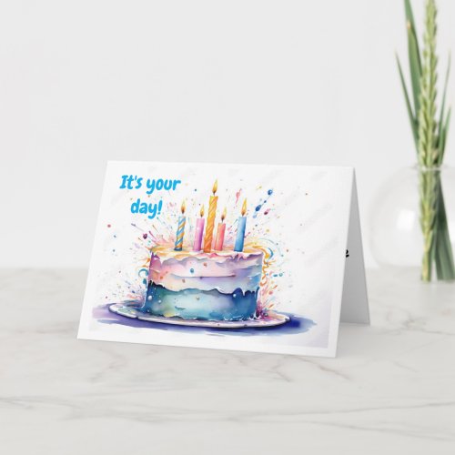 TIME TO CELEBRATE ADULT STYLE CARD