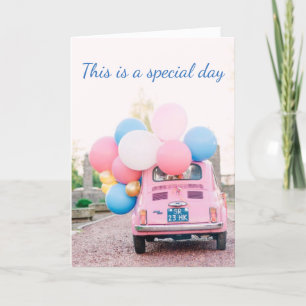 TIME TO CELEBRATE **IT IS YOUR BIRTHDAY** CARD