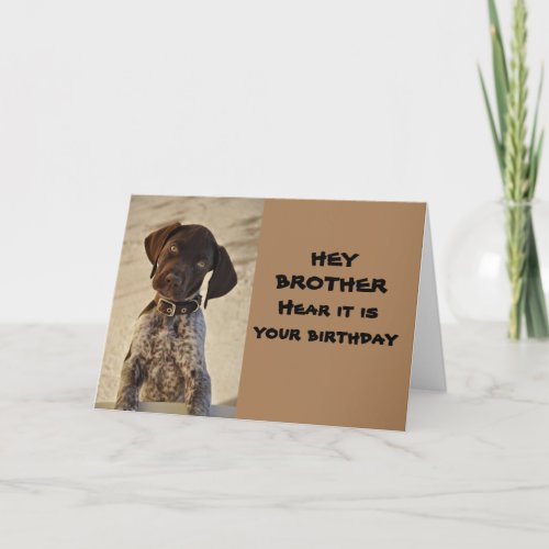 TIME TO CELEBRATE YOU BROTHER BIRTHDAY  CARD