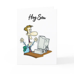 TIME TO CELEBRATE YOU ON BIRTHDAY *SON* Card