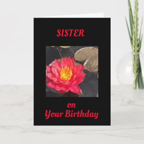 TIME TO CELEBRATE YOU SISTER CARD