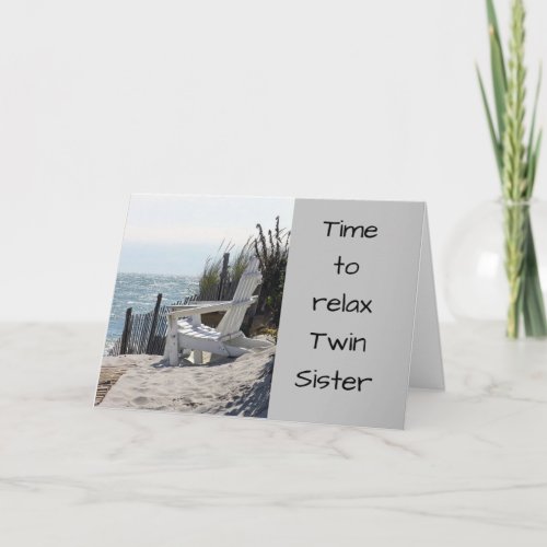 TIME TO CELEBRATE YOU _ TWIN SISTER CARD