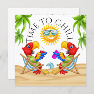 Time to CHILL Invitation