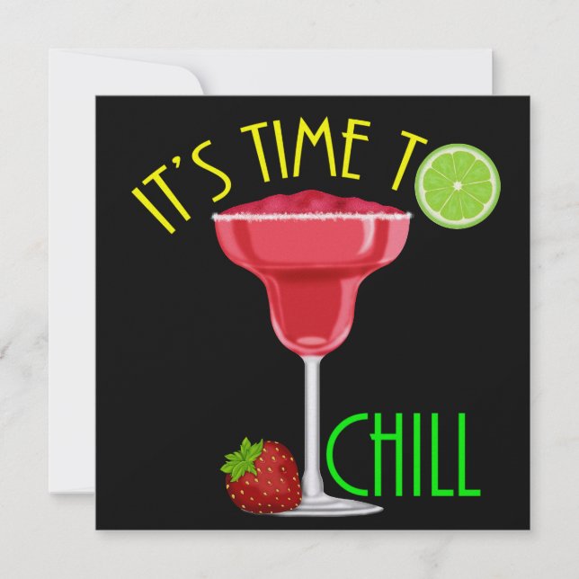 Time to Chill Party Invitation (Front)