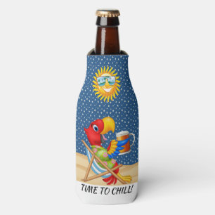Time To Chill - See Back! Bottle Cooler