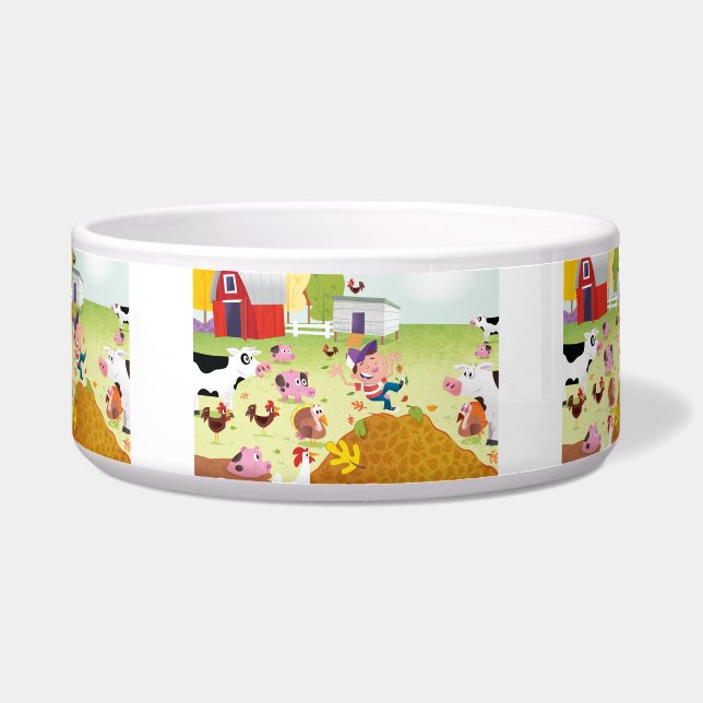 Time to Count - Farmyard Bowl (Front)