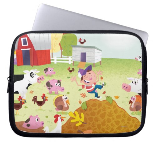 Time to Count _ Farmyard Laptop Sleeve