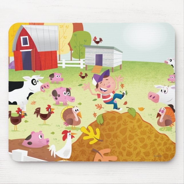 Time to Count - Farmyard Mouse Pad (Front)