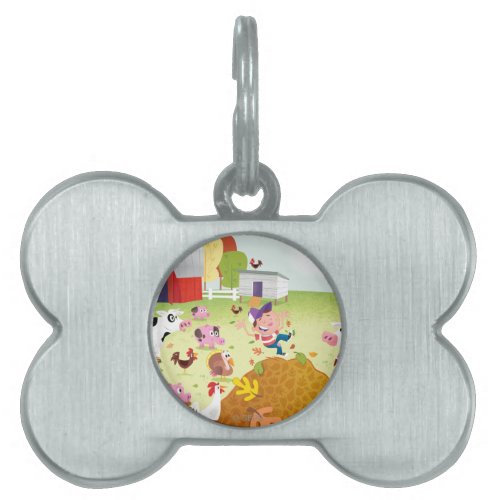 Time to Count _ Farmyard Pet Name Tag