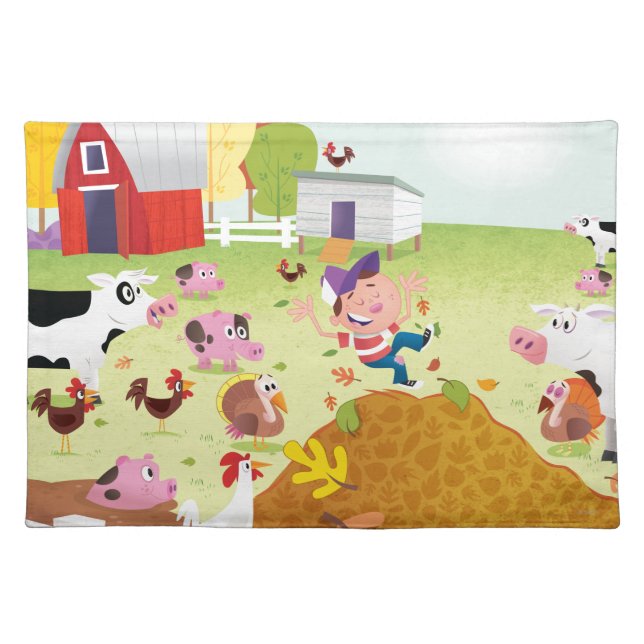 Time to Count - Farmyard Placemat (Front)