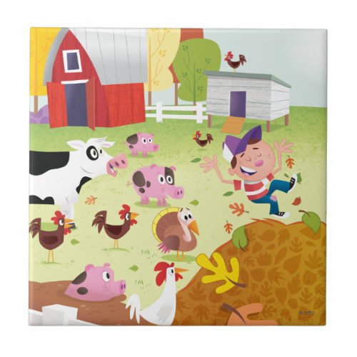 Time to Count _ Farmyard Tile