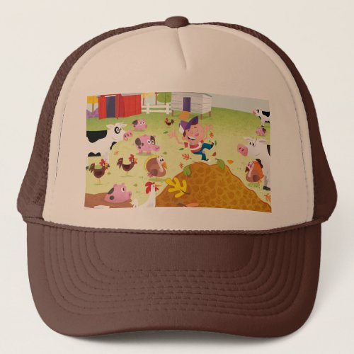 Time to Count _ Farmyard Trucker Hat