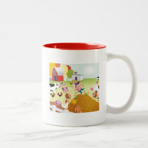 Time to Count - Farmyard Two-Tone Coffee Mug