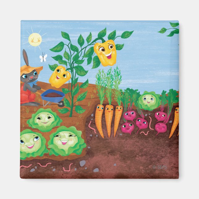 Time To Count-Garden Magnet (Front)