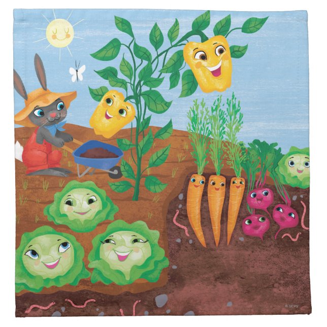 Time To Count-Garden Napkin (Front)