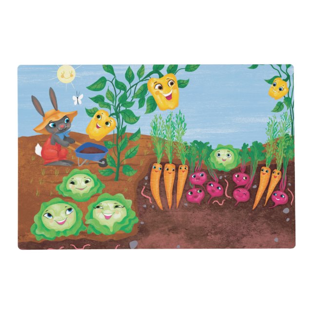 Time To Count-Garden Placemat (Front)