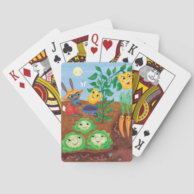 Time To Count-Garden Poker Cards (Back)