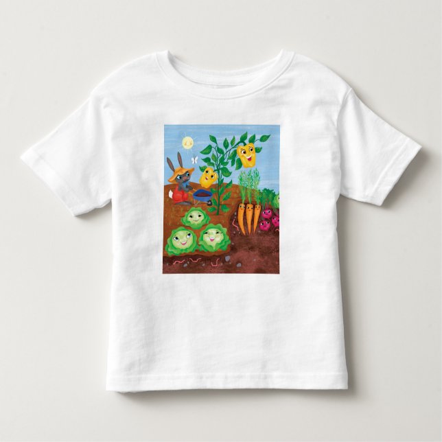Time To Count-Garden Toddler T-shirt (Front)