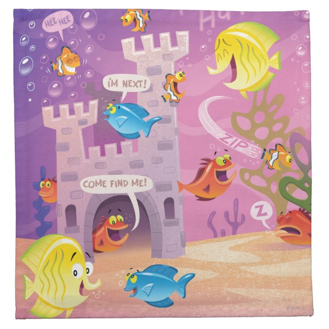 Time To Count-Under the Sea Napkin (Front)