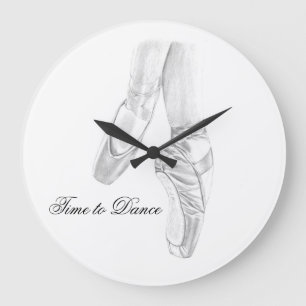 Time to Dance Ballet Wall Clock