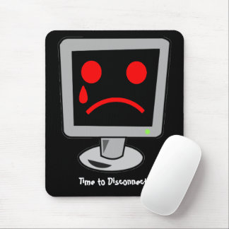 Time to Disconnect Computer Mouse Pad