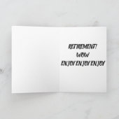 **TIME TO DO WHAT YOU WANT** ***RETIREMENT*** CARD | Zazzle