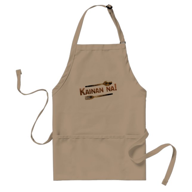Time to Eat! Adult Apron (Front)