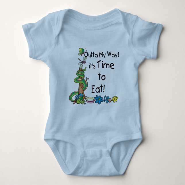 Time to Eat Baby Bodysuit (Front)