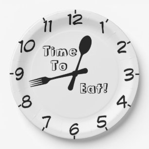 Time To Eat Paper Plates