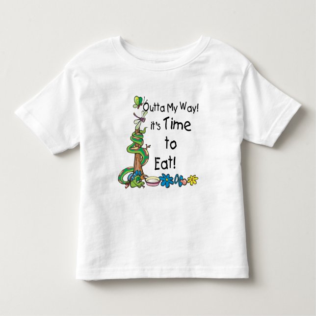 Time to Eat Toddler T-shirt (Front)
