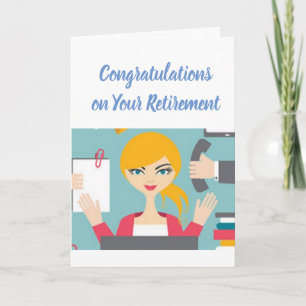 TIME TO "ENJOY" CONGRATULATIONS ON **RETIREMENT** CARD