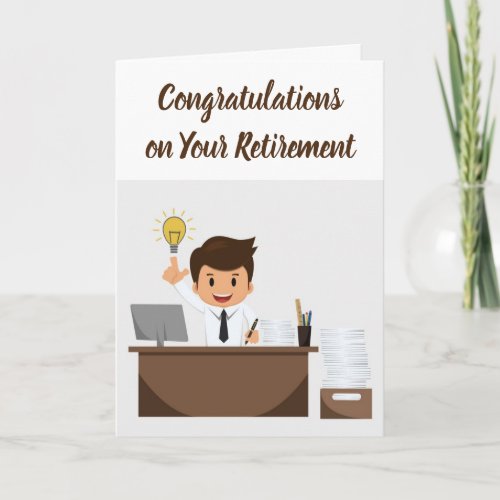 TIME TO ENJOY CONGRATULATIONS ON RETIREMENT CARD