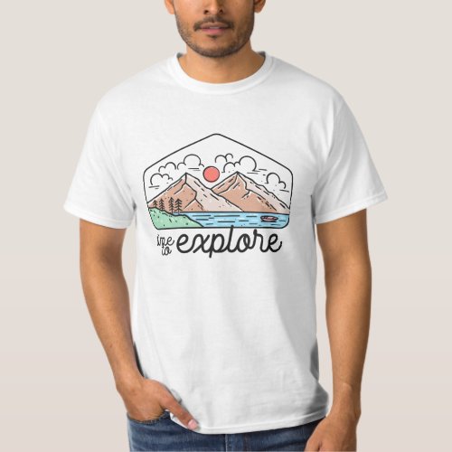 Time To Explore Adventure  T_Shirt