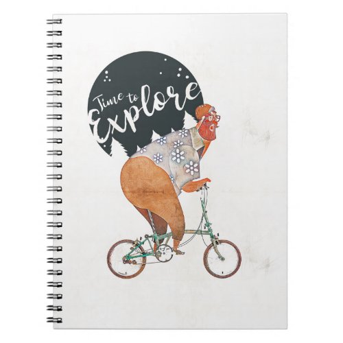 Time to Explore Brompton Bicycle Notebook
