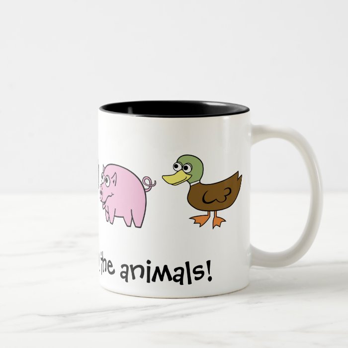 Time to feed the animals Virtual Farmers Coffee Mug